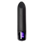 Cosmopolitan Black LCD Bullet VIBE! - USB Rechargeable